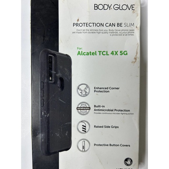 Body Glove Alcatel TCL 4X 5G Textured Gel Phone Case Microbial Protection - Picture 5 of 5